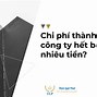 Chi Phí Thành Lập Công Ty Cổ Phần